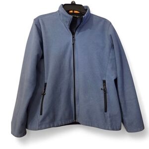 Eddie Bauer Performance Systems Periwinkle Blue Zip Jacket Gorpcore  Size Large